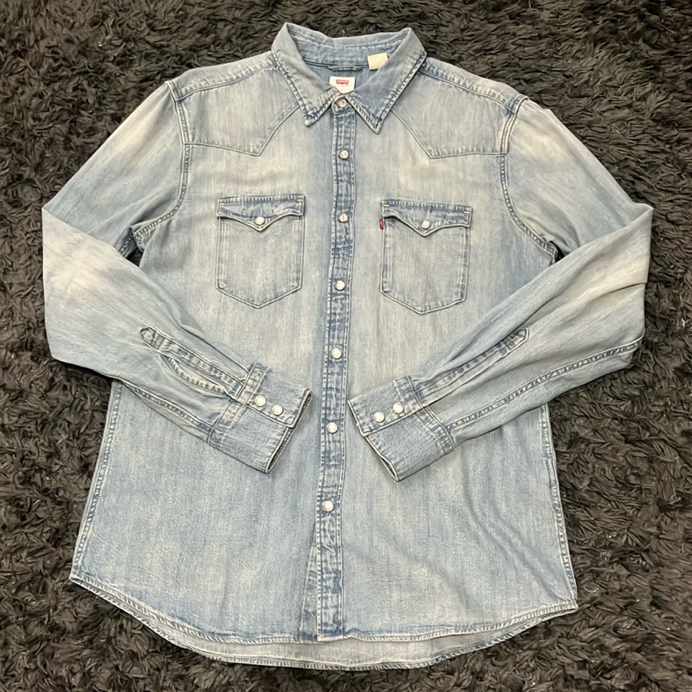 Levi's Denim Pearl Snap Westert Shirt